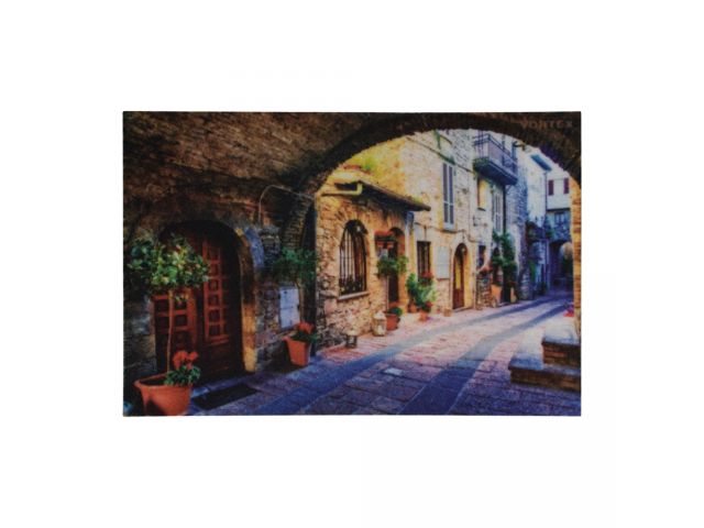 Коврик влаговпитывающий Samba 40x60 см, Старинная улочка, VORTEX 24216