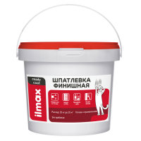 Шпатлёвка полимерная финишная ready coat, белая, ILMAX