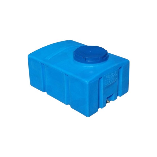 Емкость из полиэтилена прямоугольная синяя 300л ПластБак