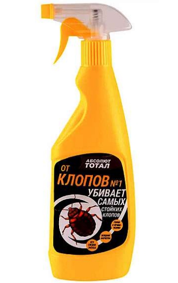 Инсектицид от клопов Абсолют Тотал 400 мл с тригером АЛТК400ж