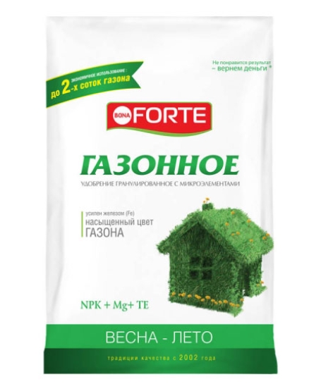 Удобрение гранулированное минеральное Газонное (ВЕСНА) 4.5кг Bona Forte