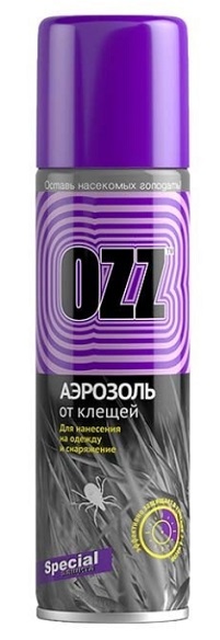 Средство от клещей (аэрозоль) 150мл ОZZ 