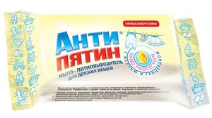 Мыло-пятновыводитель Антипятин для детских вещей 90г Мыло-пятновыводитель Антипятин для детских вещей 90г