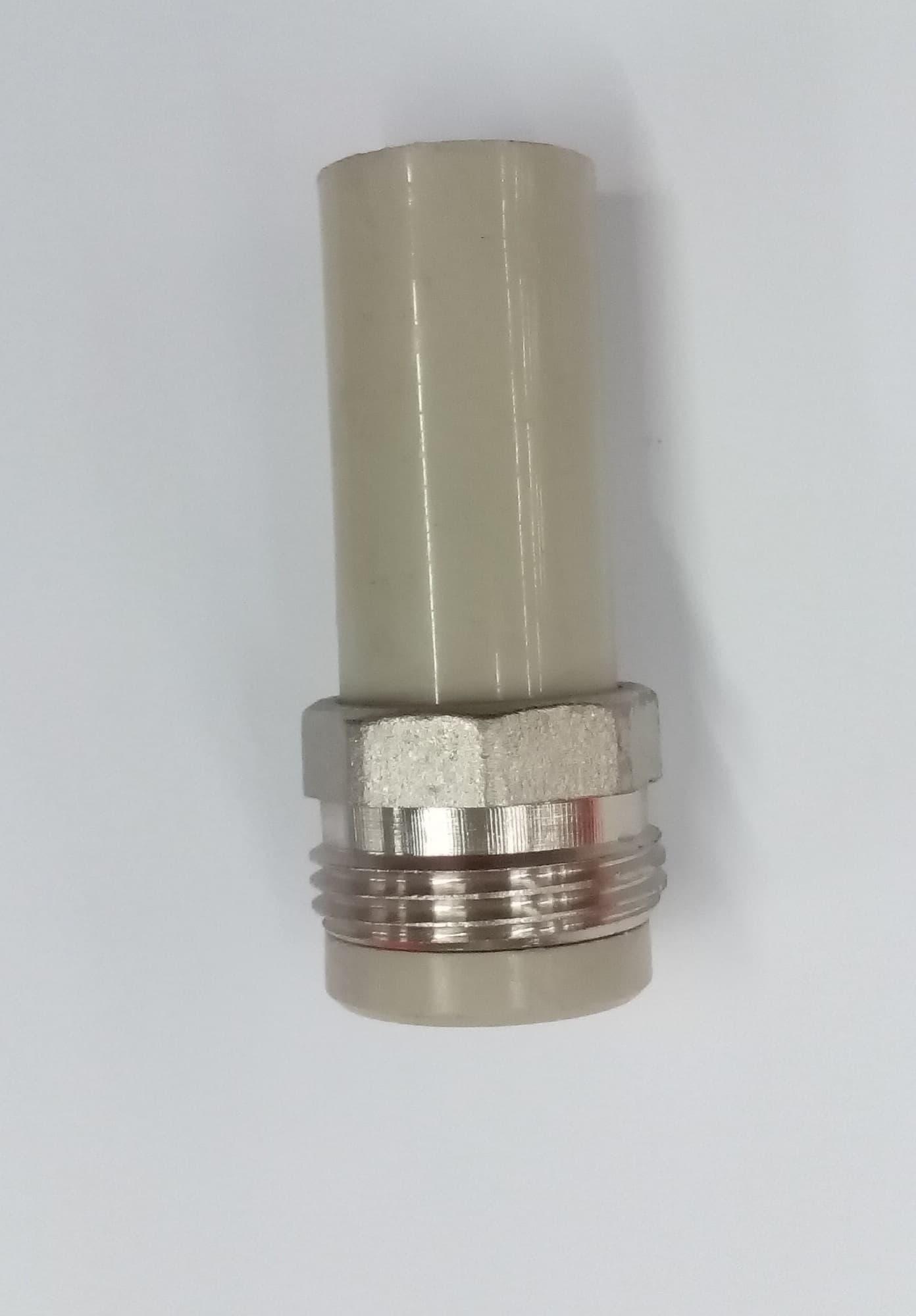 Штуцер полипропиленовый с накидной резьбой d20х3/4'' (Турция)