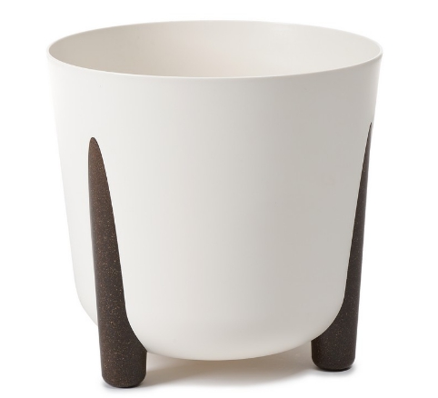 Кашпо для цветов пластмассовое сливочный 29x28x40 см Frida Lamela LA229-74