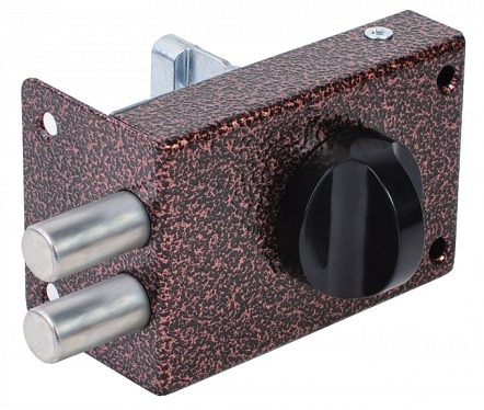 Замок накладной медь ЗН1 2Р Омега