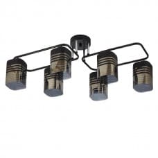 Светильник потолочный НПБ 02-6x60-101 черный/хром Aitin-Pro 70205/6 ч