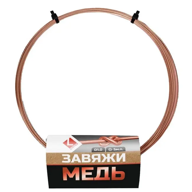 Проволока медная «ЗАВЯЖИ» 1.0 мм x 5 м LIHTAR