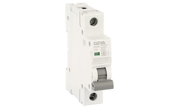 Автоматический выключатель GYM8 1P 10А C 4.5кА, GEYA GYM81P10C