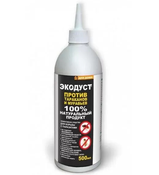 Инсектицид против тараканов и муравьев, 500 мл ЭКОДУСТ