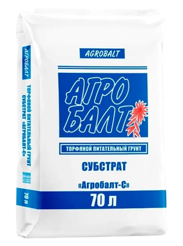 Субстрат фр.0-10 мм рН-5.5-6.2 КМУС1 70л Агробалт С