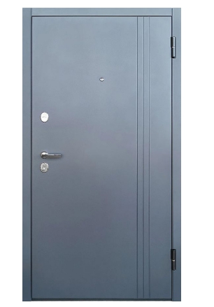 Дверь входная металлическая ЛУАРА 2050x860 левая Бетон Графит Бетон Снежный Промет