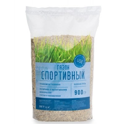 Семена травы для газона Газон Спортивный, 0.9кг