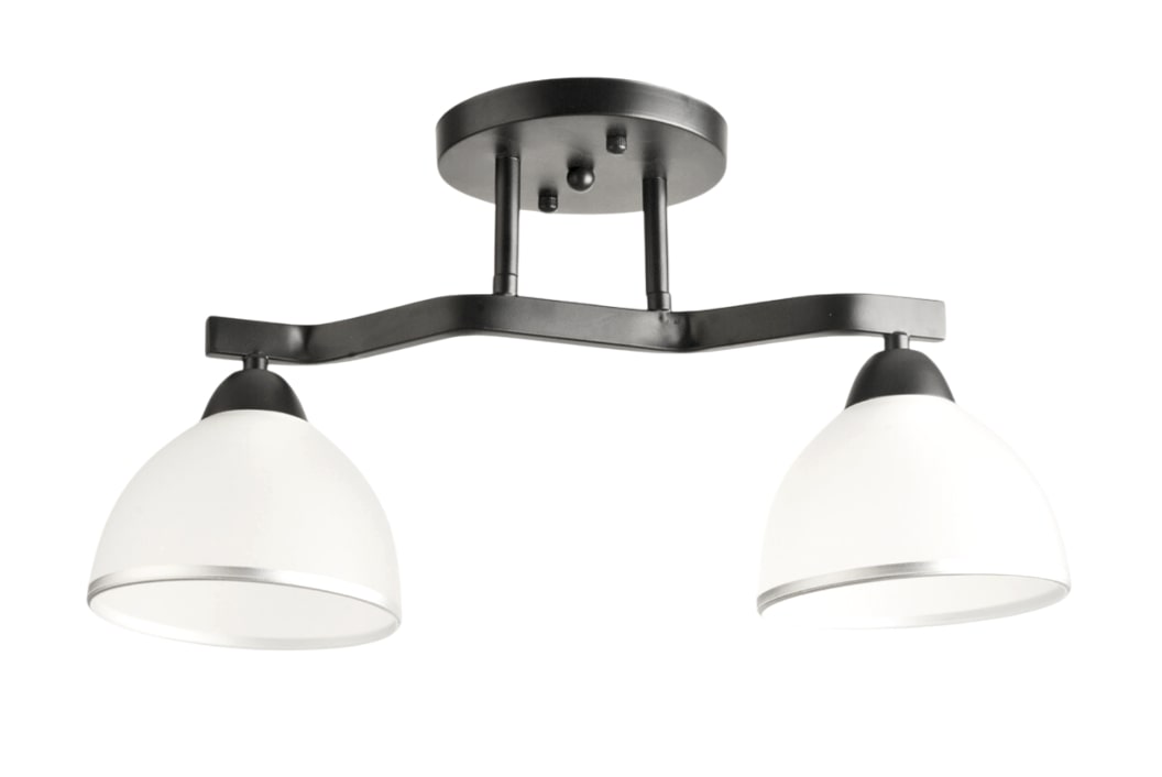 Светильник НПБ 02-2x60-101 8205/2 черный Айтин-Про