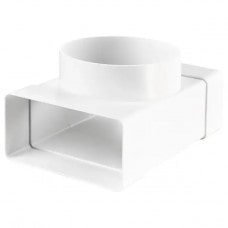 Тройник для плоских и круглых воздуховодов 60x204мм/d100 СЕМЬ ВЕТРОВ 832