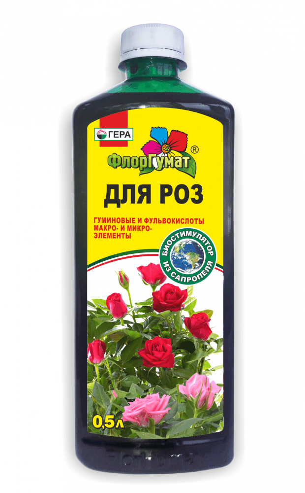 Удобрение Для роз 0.5л ФлорГумат
