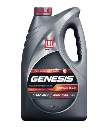 Масло моторное синтетическое Лукойл Genesis Armortech SQ 5W40 4 л
