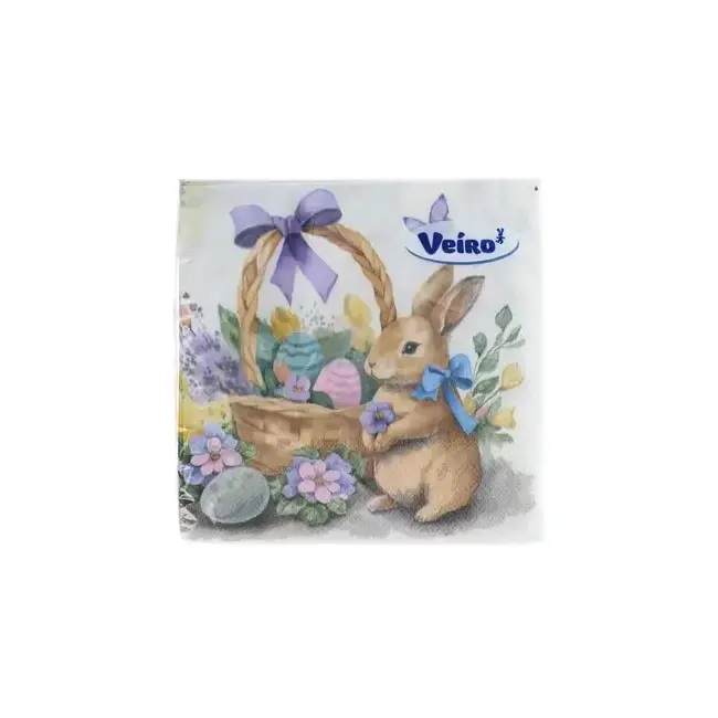 Салфетки бумажные 33x33 см VEIRO Микс1 20 шт