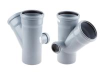 Крестовина канализационная левая 45 гр., РосТурПласт