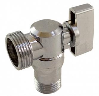 Кран шаровый для стиральной машины 15х20мм, STI