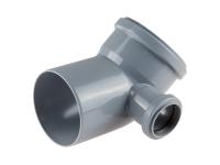 Колено канализационное правое, 45 гр., РосТурПласт