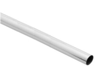 Труба релинговая d 16 мм 3 м (1,0 мм), хром, AKS 22632