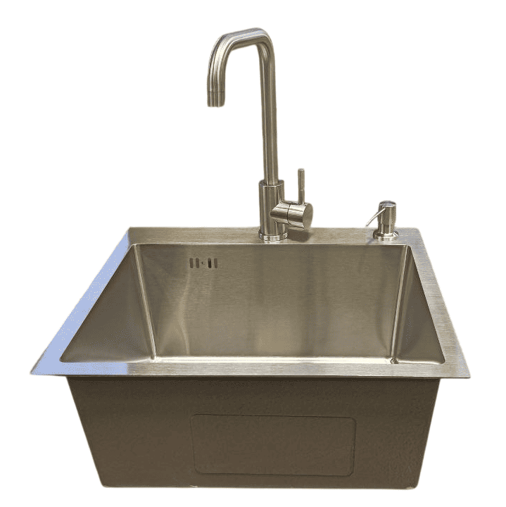 Мойка кухонная W35044+WP49098-4+W02-114+WW405A с смесителем, сифоном, дозатором