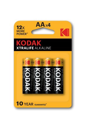 Элемент питания (батарейка) щелочной Kodak LR6-4BL XTRALIFE [KAA-4]