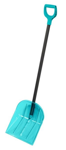 Лопата для уборки снега, поликарбонат 340х385х1340мм, LUXE Palisad 61691