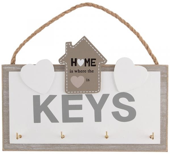 Ключница Волшебная страна с подвесом, 4 крючка 005846