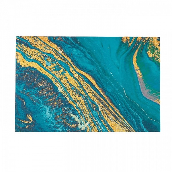 Коврик для ванной комнаты 40x60 см, мрамор голубой, Dekotex Diatomite NB-3436