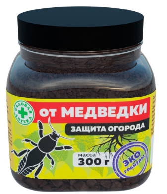 Гранулы от медведки (деготь древесный) Агровит ЭКО 300 г