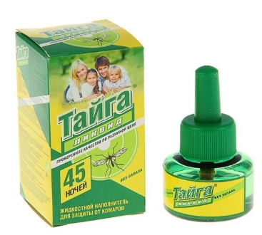Наполнитель жидкий от комаров Тайга 45 ночей Greenfield