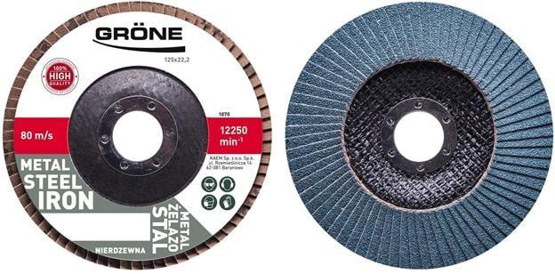 Круг лепестковый 125х22.23 мм P40 GRONE