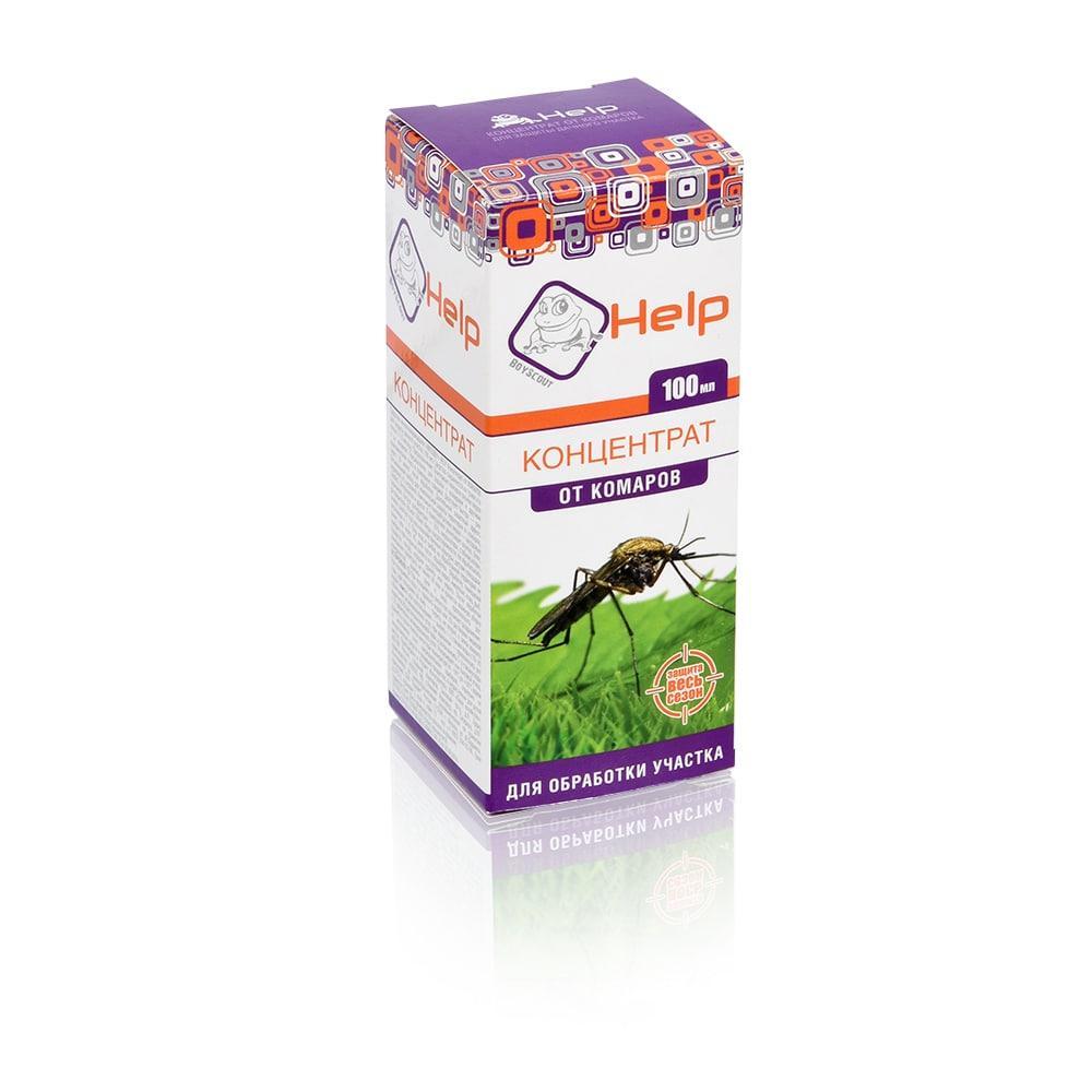 Концентрат от комаров на 50 соток, 100 мл HELP