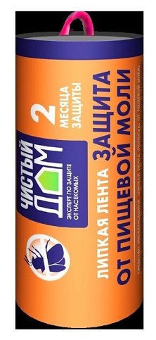 Липкая лента от пищевой МОЛИ Чистый дом