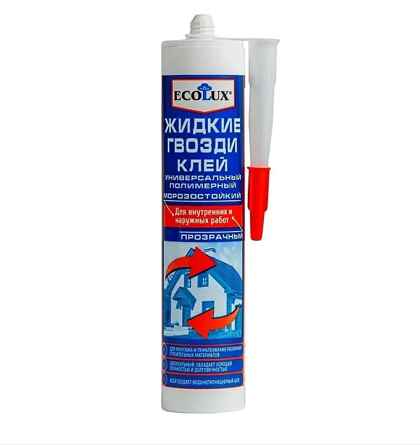 Клей полимерный ,прозрачный, Ecolux 290 мл