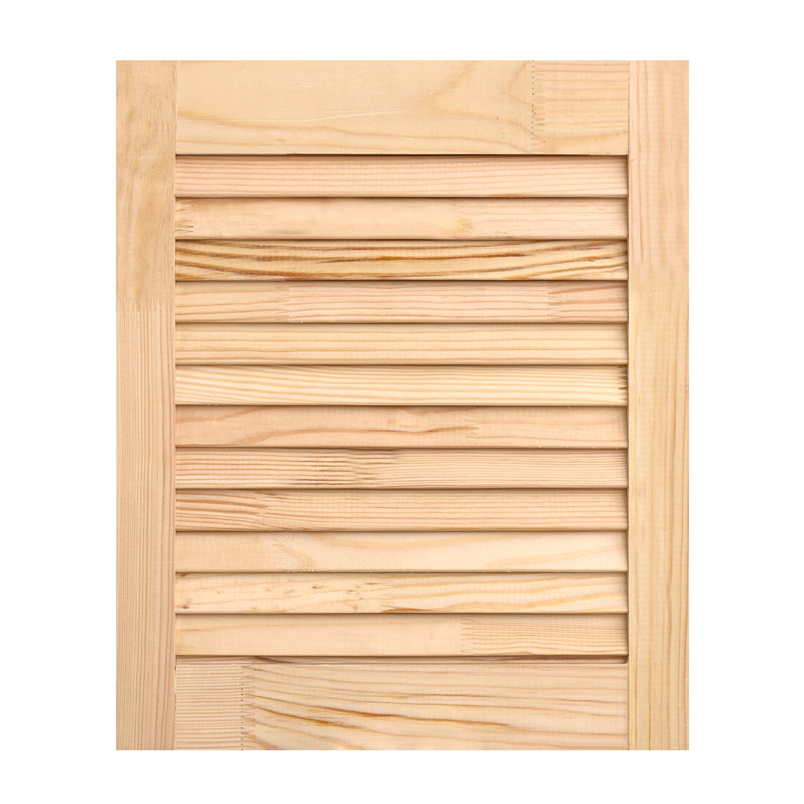 Дверца жалюзийная сосновая 494x467x20мм Меленки лес