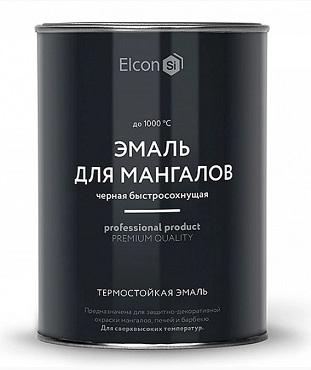 Эмаль термостойкая Elcon Max Therm для мангалов 0.8 кг