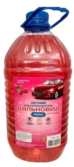 Жидкость стеклоомывающая Дальновид-люкс RED (летняя) 4 л