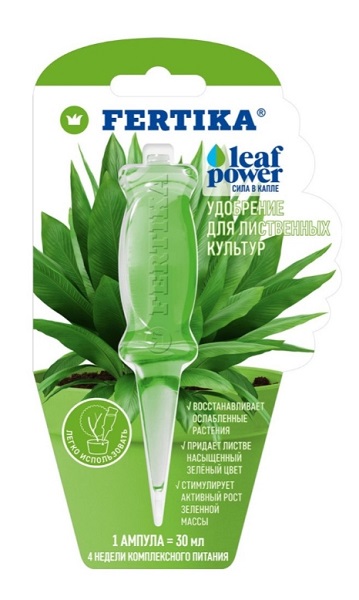 Удобрение минеральное Leaf POWER для лиственных 30 мл Фертика