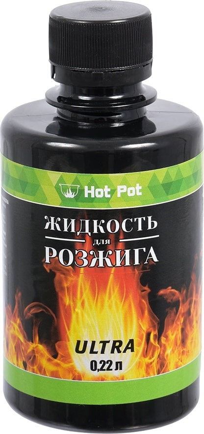 Жидкость для розжига Ultra 0,22 л HOT POT 61383