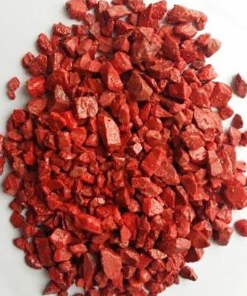 Цветная мраморная крошка,красная