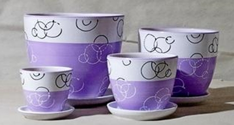 Горшок керамический 2.5 л Ребус