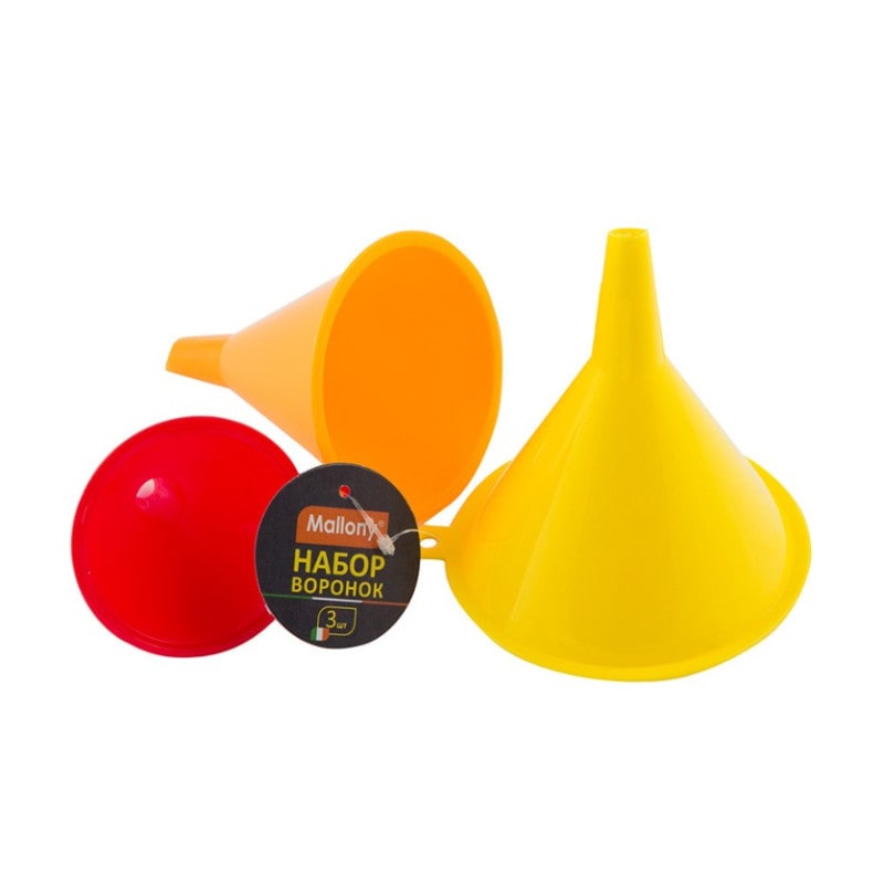 Набор воронок 3 шт., Mallony FS-1