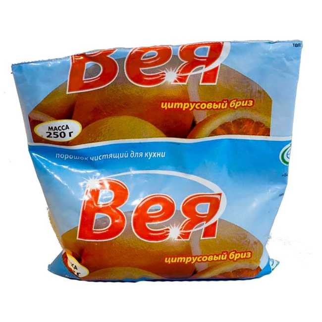 Порошок чистящий для кухни Вея цитрусовый бриз 250г БЗПИ С623-3567