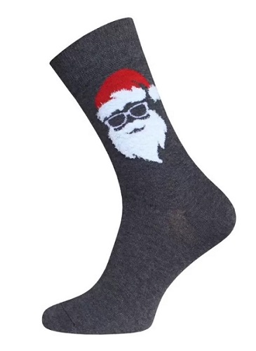 Носки мужские 2147 рис.541 т.серый меланж, Брестский чулочный комбинат