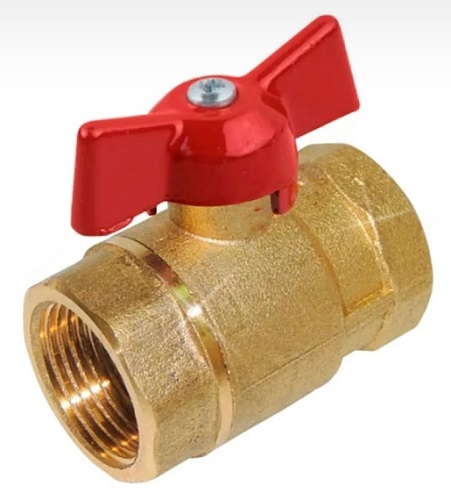 Кран шаровый латунный 1/2