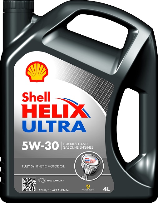 Масло моторное синтетическое Shell Helix Ultra 5W30 4 л