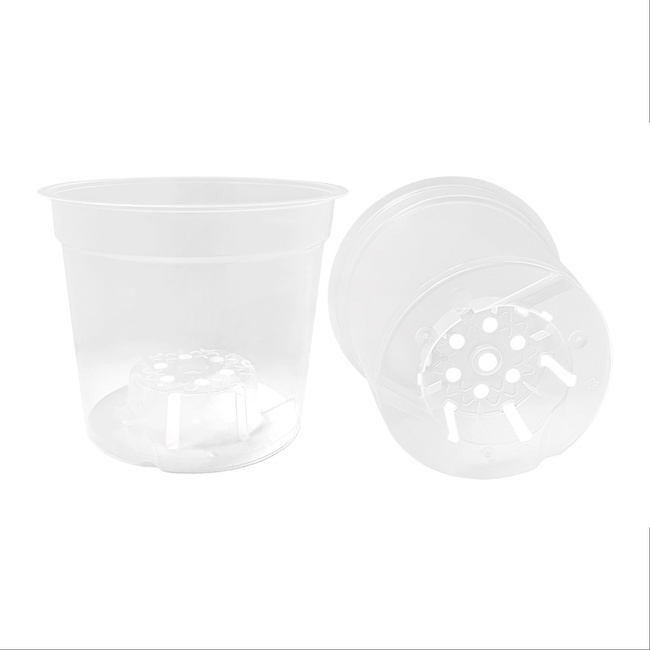 Горшок №1 11.5 см 0.8 л прозрачный Gardenplast 00254